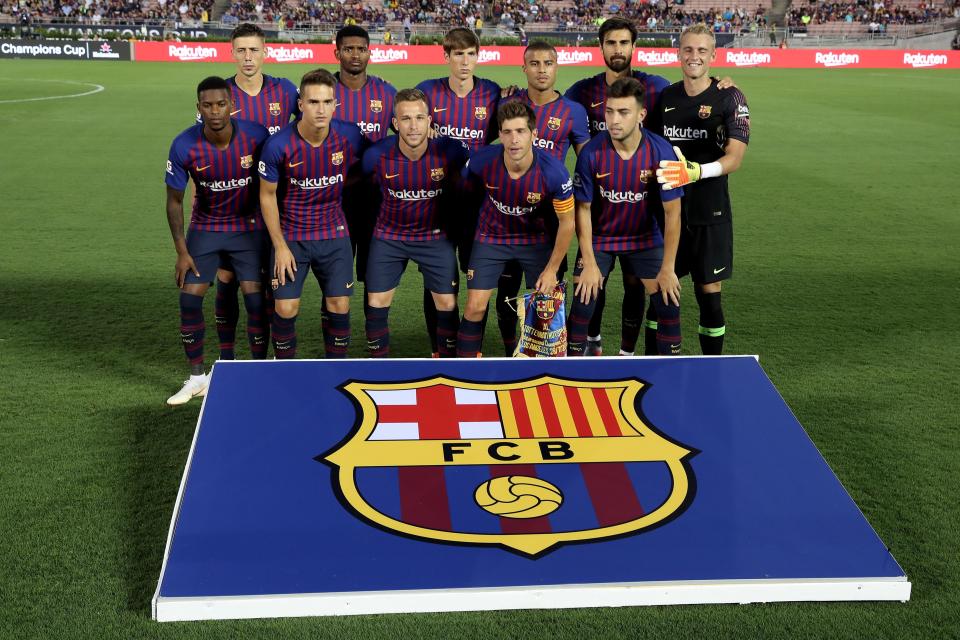  Barcelona were also depleted, missing stars such as Lionel Messi and Luis Suarez