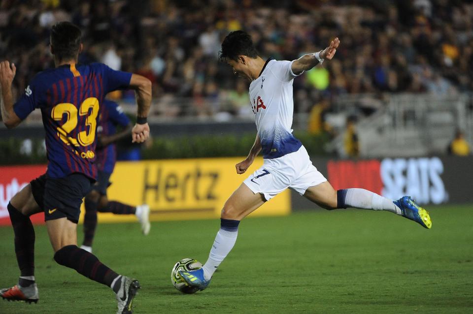  Son pulled one back as Spurs fought their way into the game in the second half