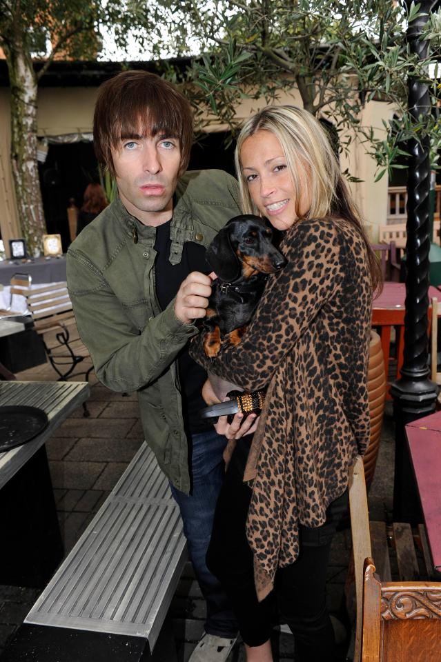  Split... Liam with ex Nicole Appleton, who he dated for eight years before they got married in 2008