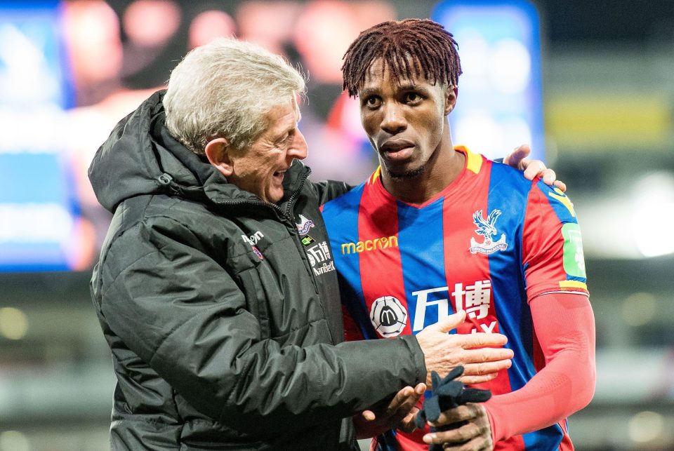  Roy Hodgson says Wilf Zaha has said nothing to him about wanting to leave Crystal Palace