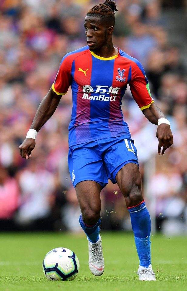 Wilfried Zaha lost his cool with Harry the Hornet at Vicarage Road over Christmas 2016 and hopes to let his feet do the talking this time