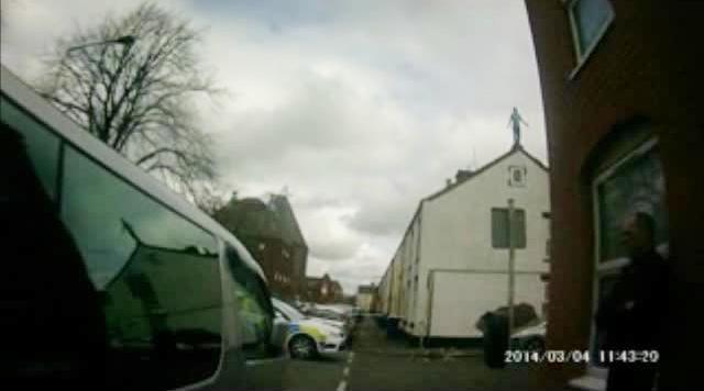  Shocking footage showed a addict swaying on a roof after taking what was believed to be Monkey Dust