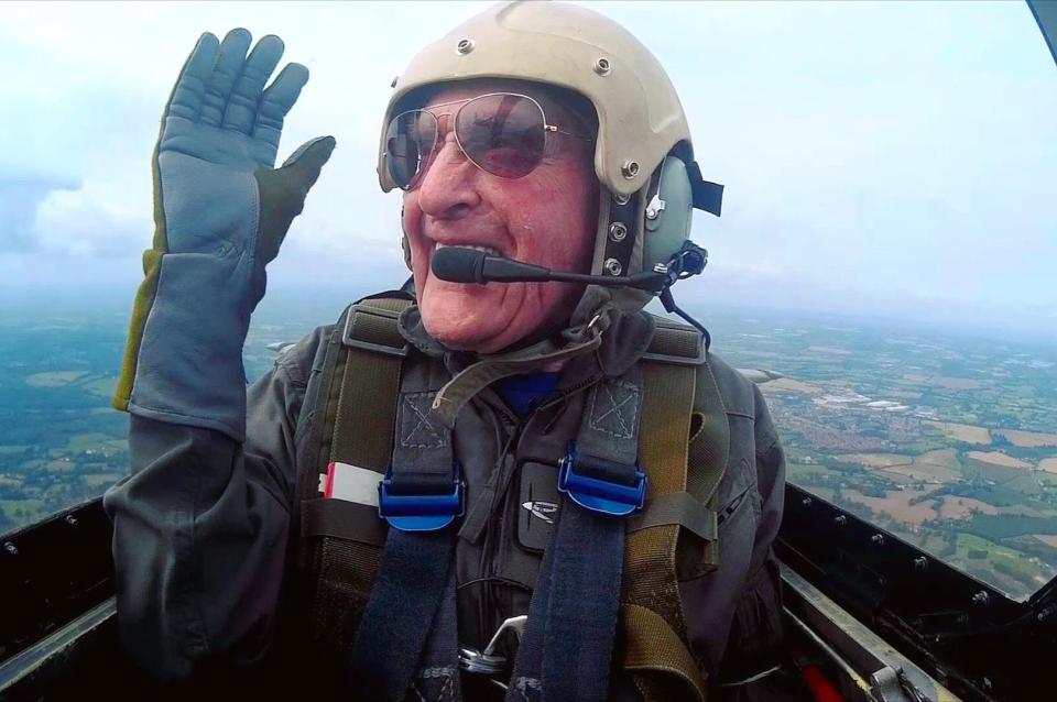  He left the RAF in 1946 after losing his arm in North Africa