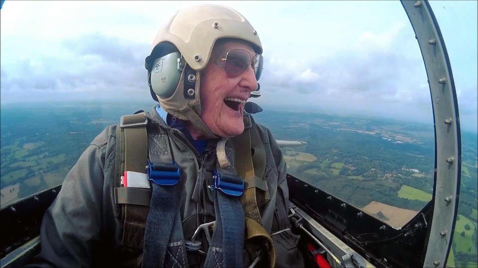  Archie McInnes is one of only six surviving RAF pilots who helped fight off Hitler's Luftwaffe in World War II