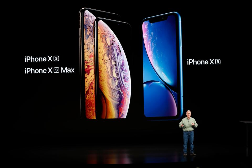  Three new iPhone models were unveiled at Apple's Wednesday event