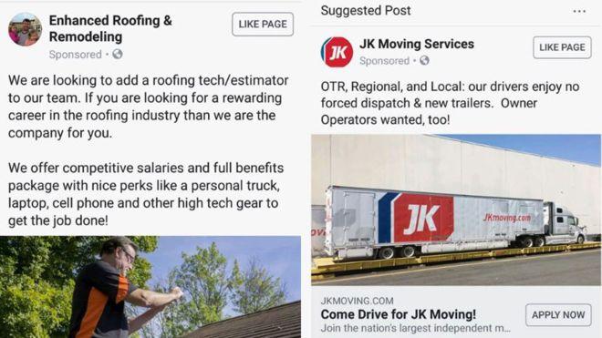  Jobs that women are able to do were routinely shown to men only, campaigners say