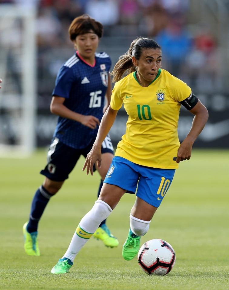  Marta has made over 130 appearances for Brazil