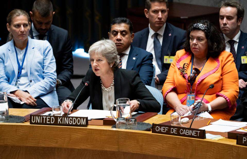  She said the UK has taken "appropriate action"