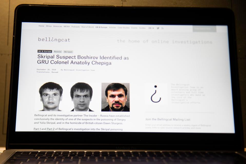  Bellingcat uncovered the Novichok assassin's true identity