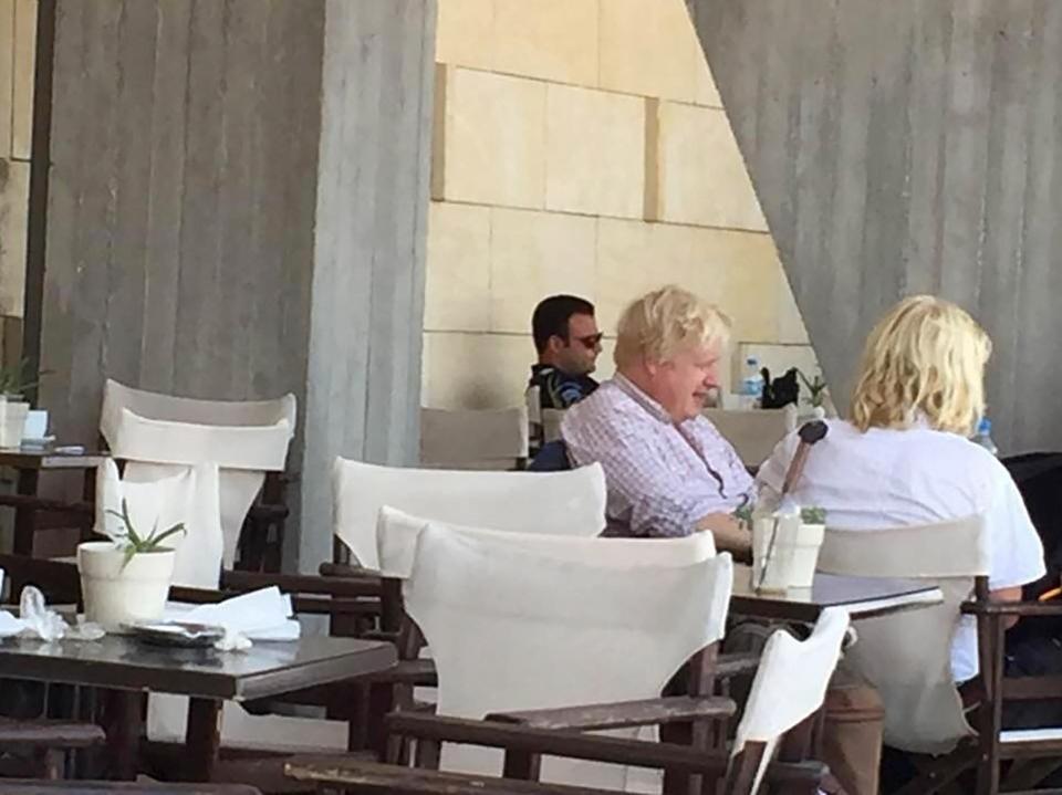 In a sign that Lara’s anger with Boris may recently have cooled, he took his four children to his father Stanley’s holiday villa on Greece’s Pelion peninsula last week — without Marina