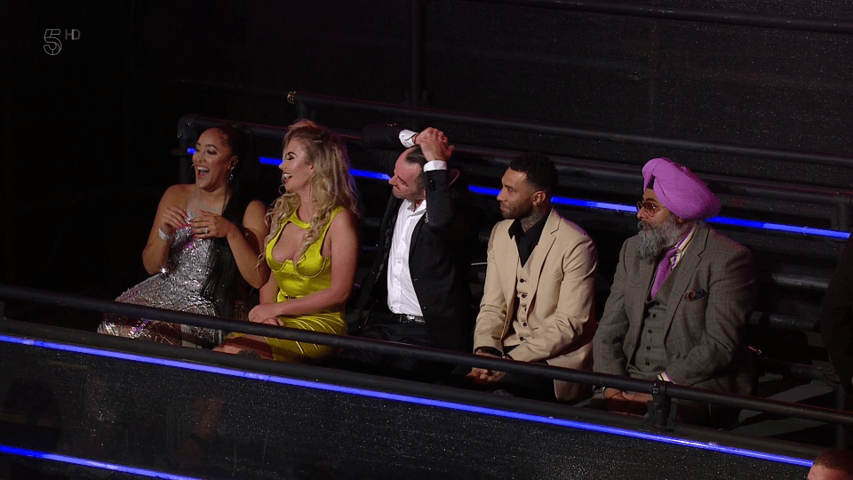  Chloe Ayling and Jermaine Pennant sat apart from each other in the audience