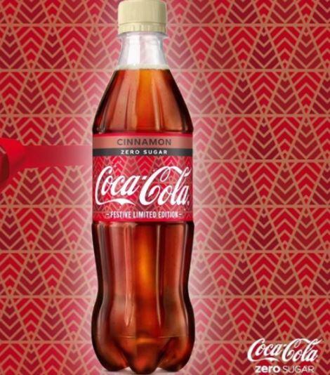 Coca-Cola has released a new cinnamon flavour for its Zero Sugar range