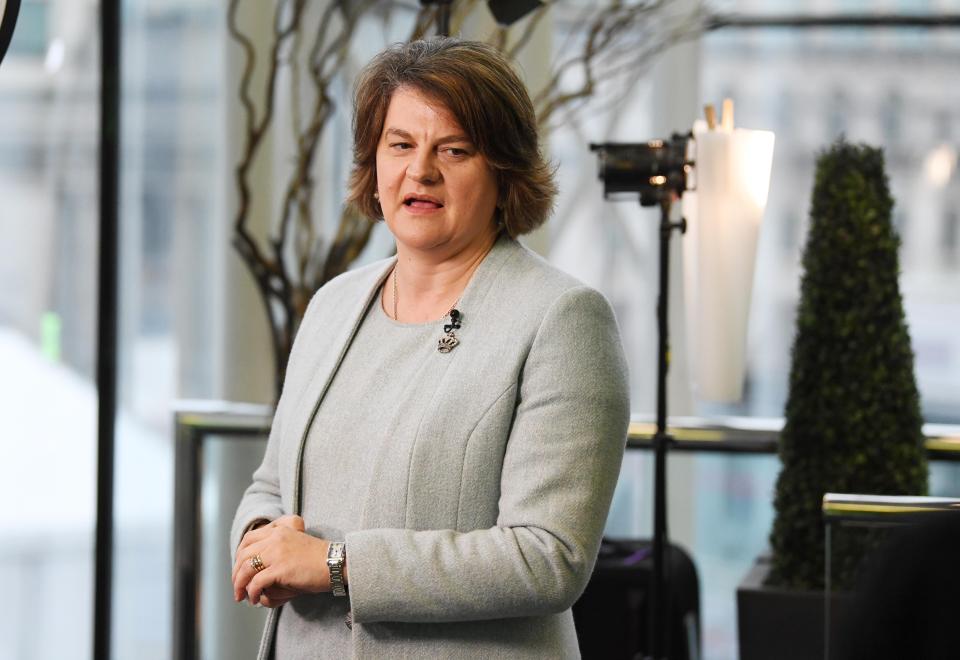  DUP boss Arlene Foster insisted her Brexit demands were written in blood