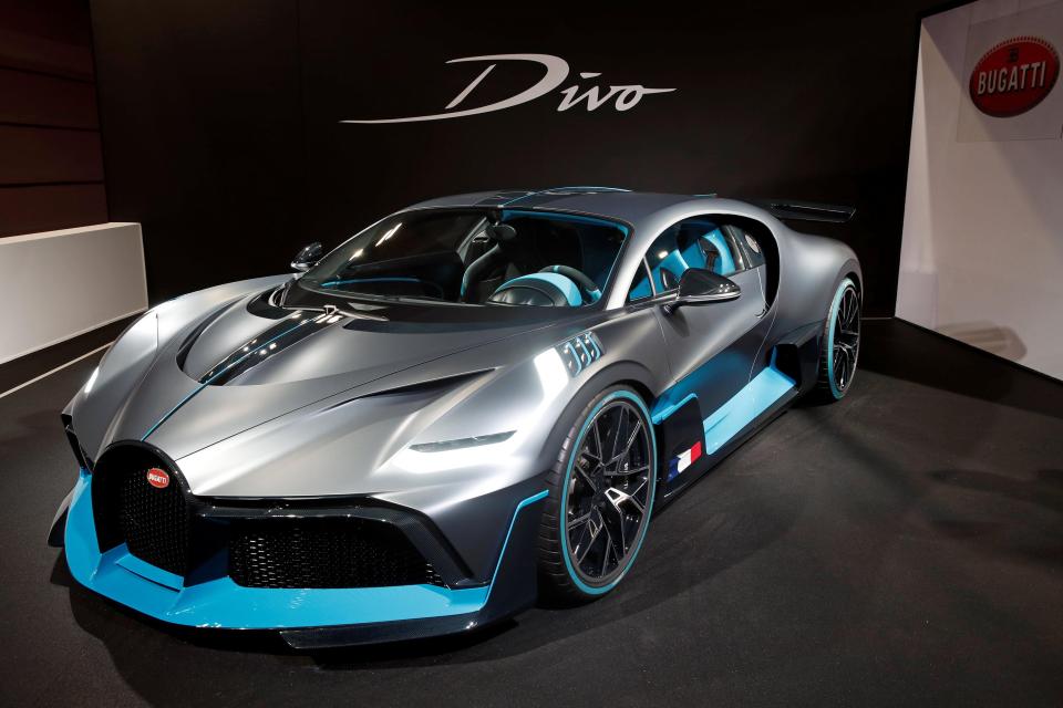 The sold-out Bugatti Divo cost £4.5million