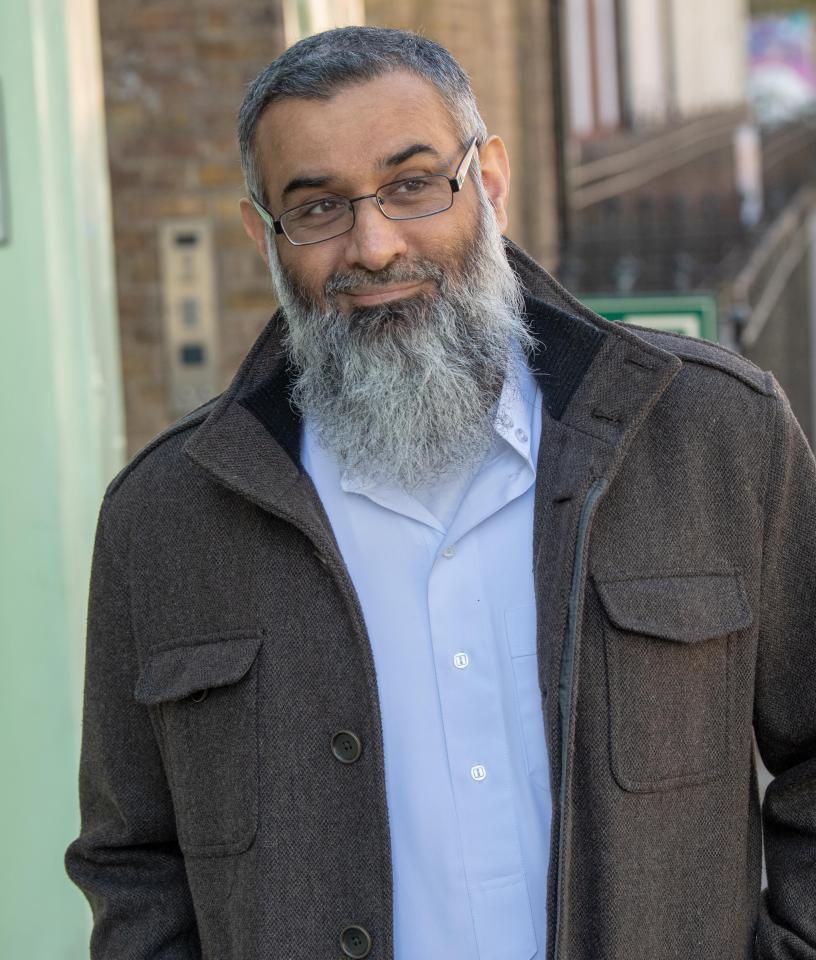  Islamist hate preacher Anjem Choudary was freed after half his sentence