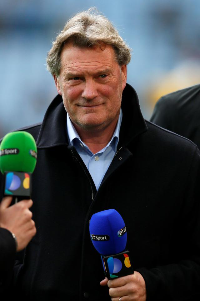 Glenn Hoddle was broadcasting from the BT Sport Studios just seconds before collapsing