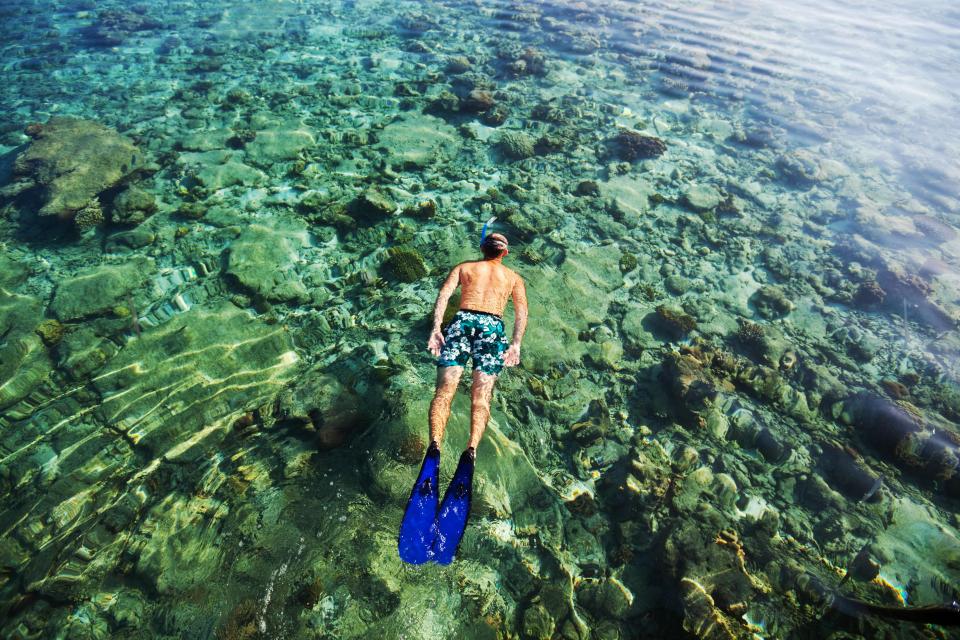  Many beaches are also ideal for snorkelling with transparent and warm waters
