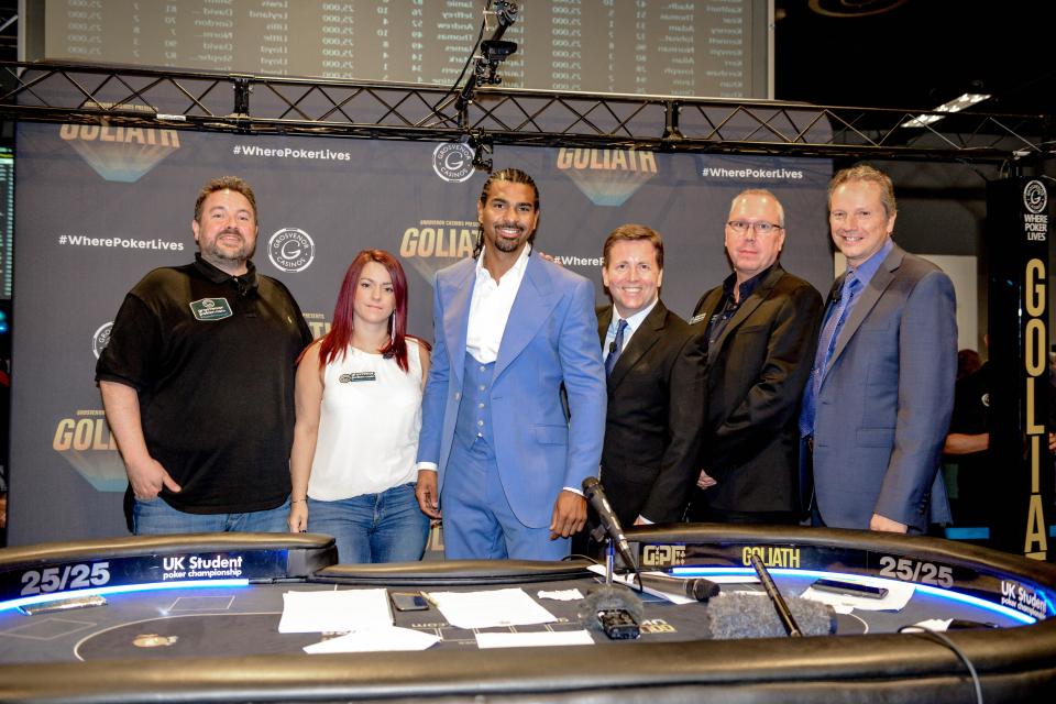  Haye is learning to hone his five card skills as he looks to master poker