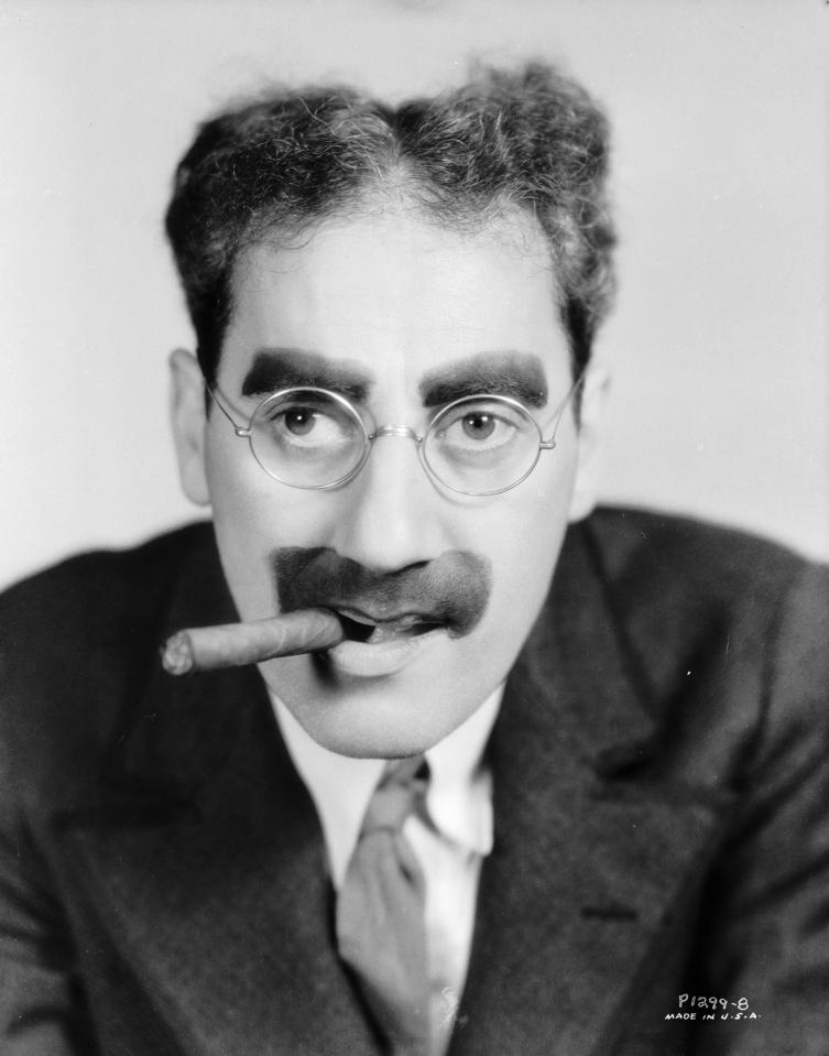  Groucho was renowned for his epic eyebrows