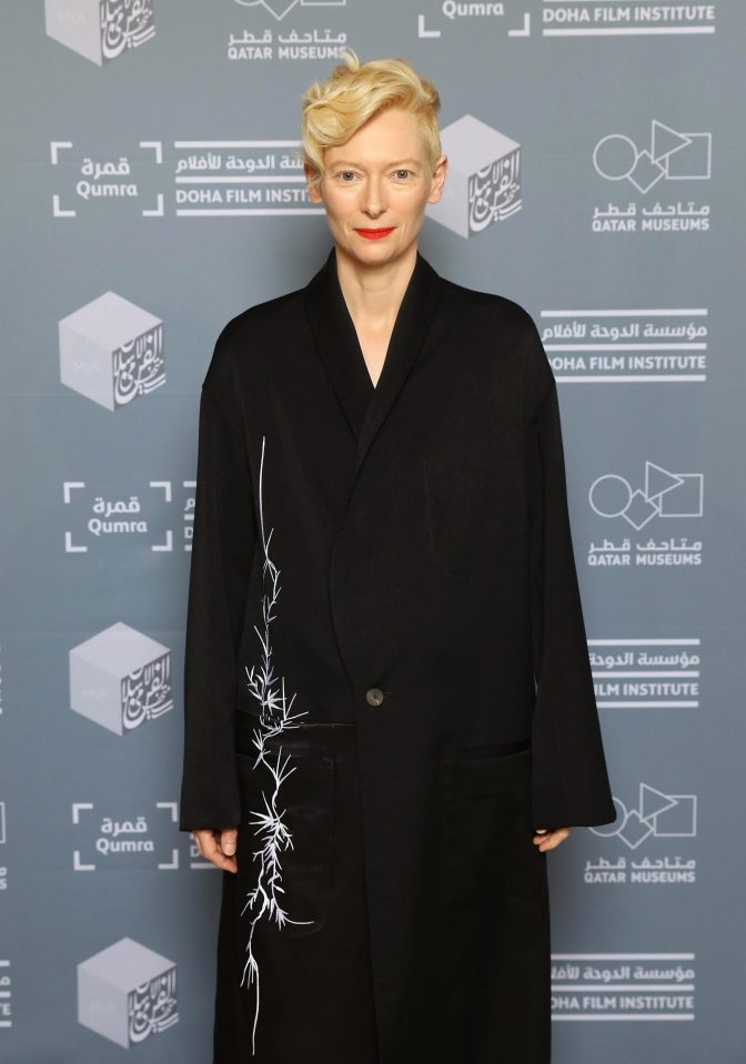  The transformation was inspired by Tilda Swinton's role in horror film Suspiria