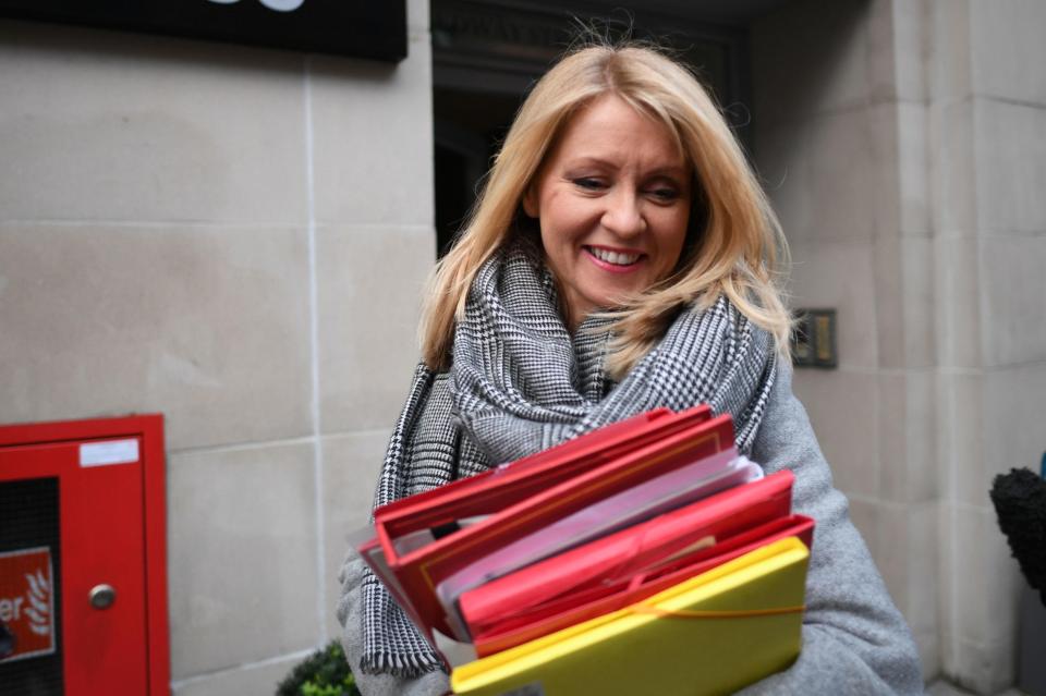 Esther McVey told the Prime Minister she could not be party to the Brexit agreement
