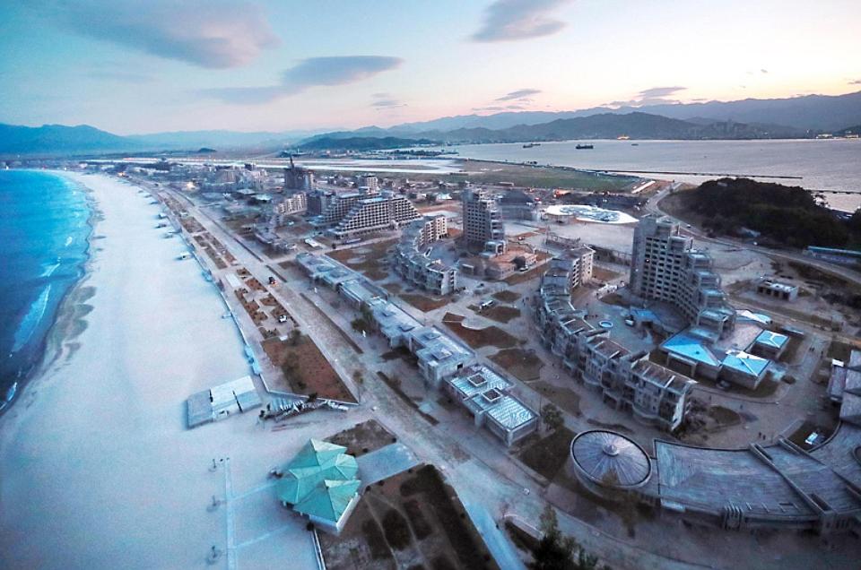 The resort is said to be inspired by Spain's Costa Blanca