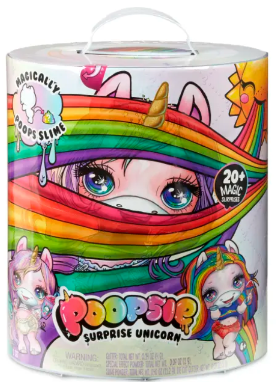There are 10 surprises inside and you can feed the unicorn homemade slime which it then poops out