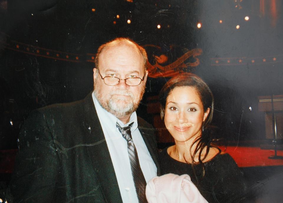 Thomas Markle, pictured with his daughter Meghan Markle