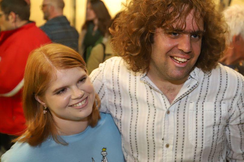  The couple are now engaged after 12 months of dating