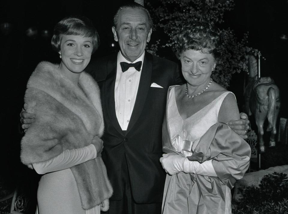  Author P.L. Travers (pictured with Andrews and Disney) was not happy with the finished film