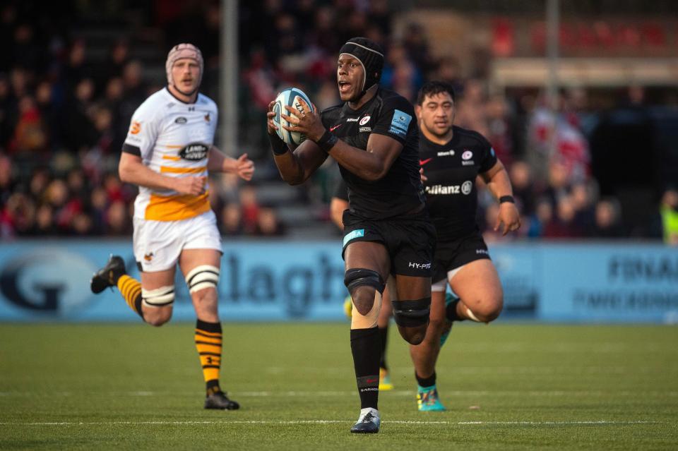 Maro Itoje played through the pain for two games before giving in