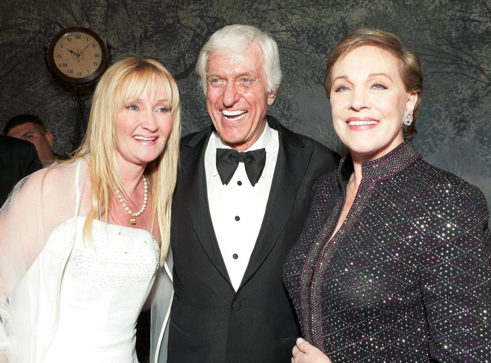  Van Dyke, now 92, pictured with Karen Dotrice and Julie Andrews