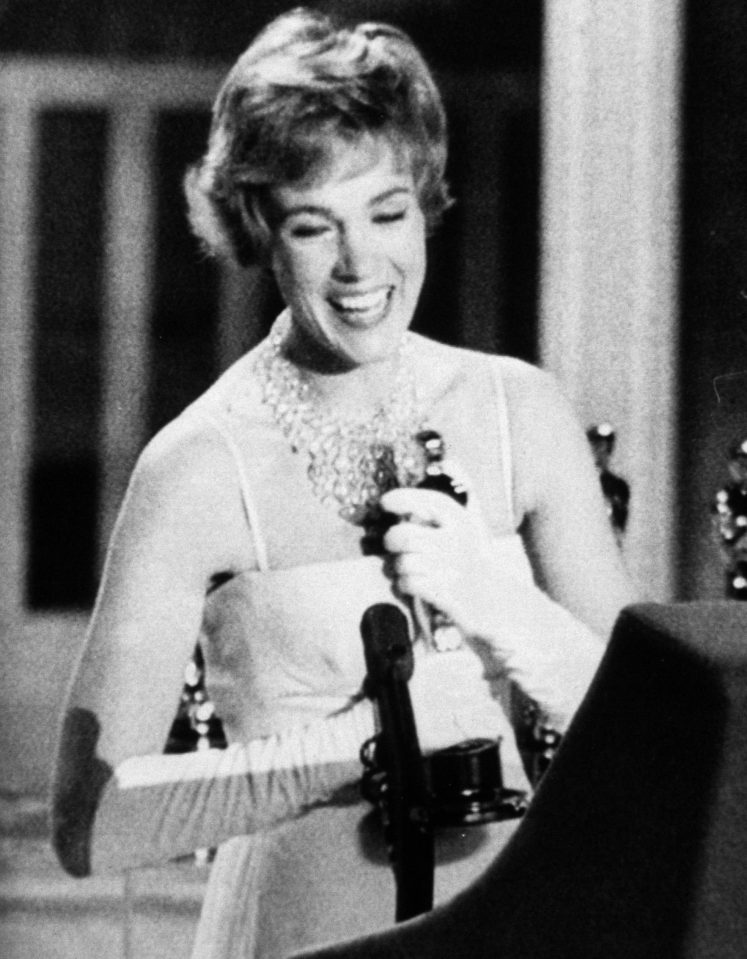  Julie Andrews won the Best Actress Oscar for her role