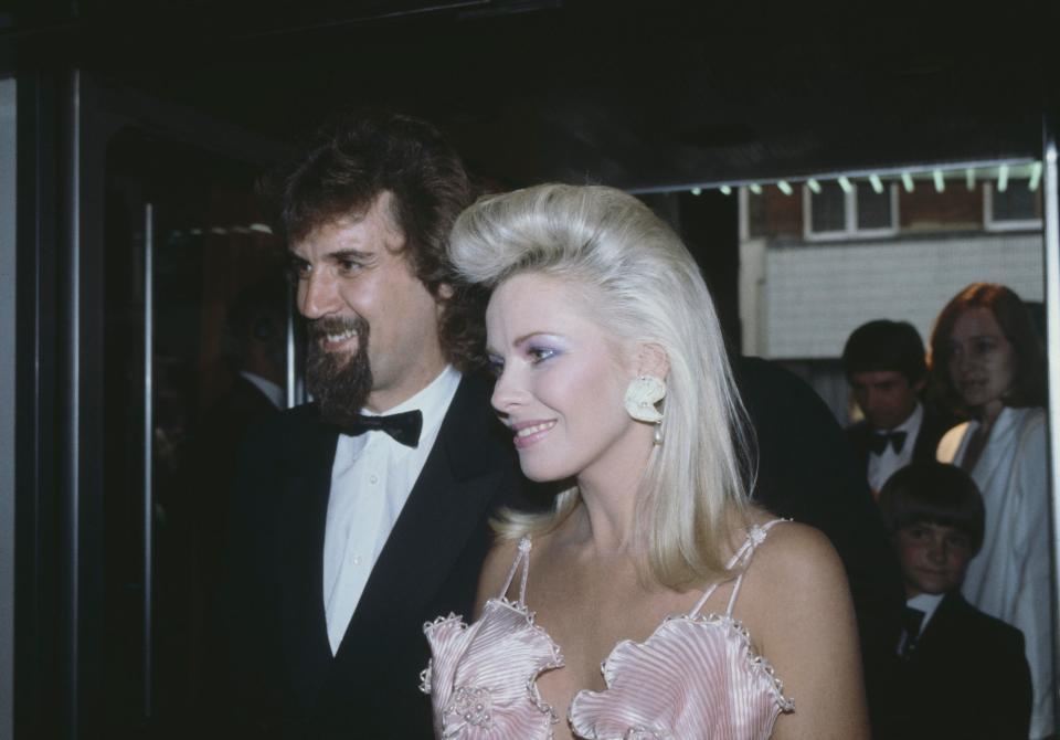  Billy with Pamela in 1984 when he was separated from his first wife