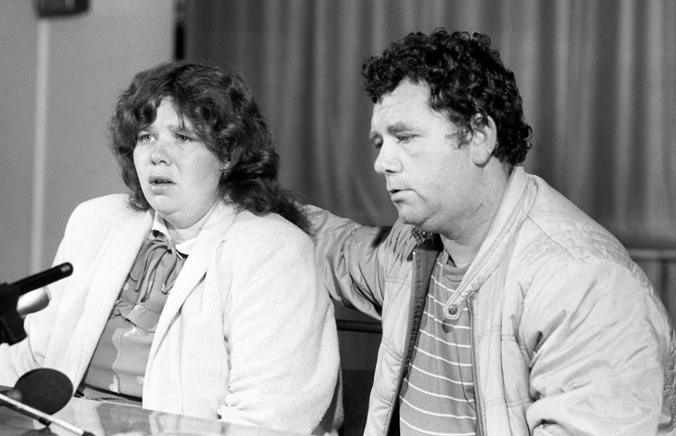  Lee Hadaway, pictured with Michelle in 1986, died two years after the acquittal