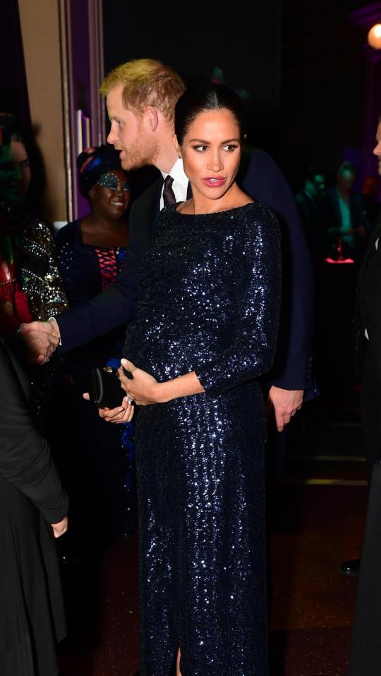  Meghan Markle revealed earlier this week she was six months' pregnant