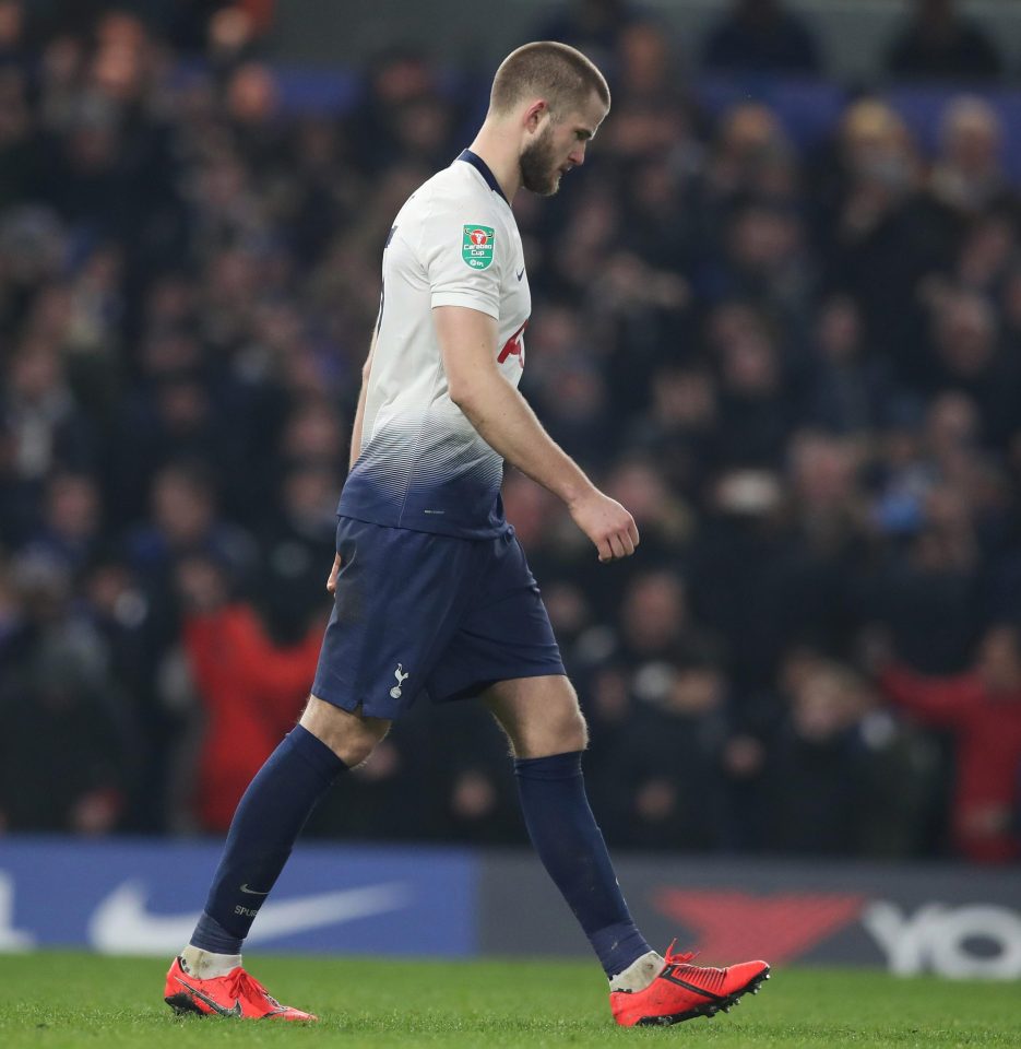 Tottenham star Eric Dier blazed his penalty over the bar at Stamford Bridge