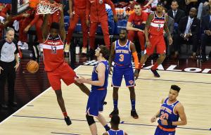 Thursday's clash between Washington Wizards and New York Knicks was the ninth NBA regular-season game at the O2 Arena since 2011