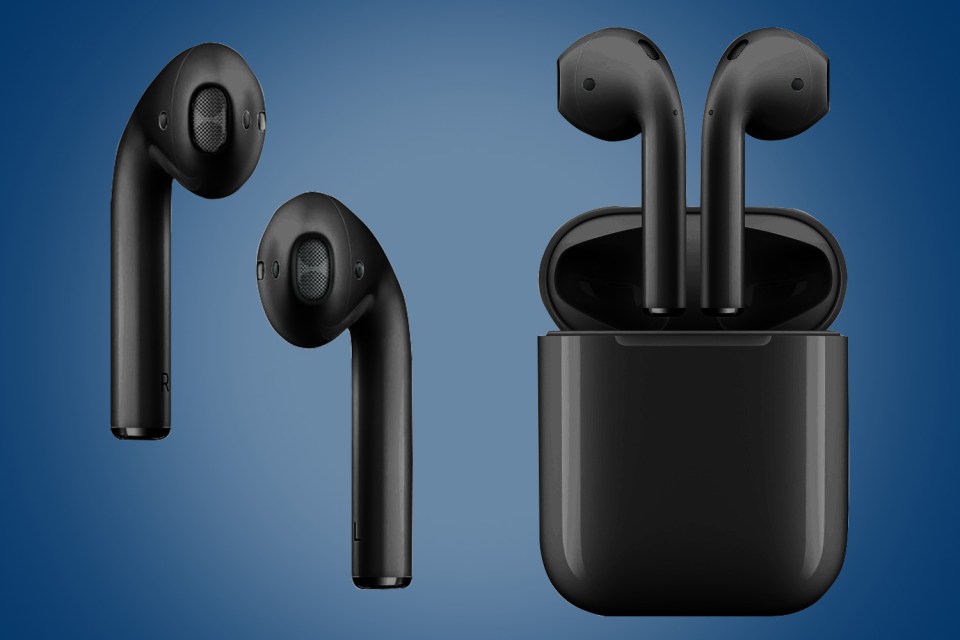 black airpods