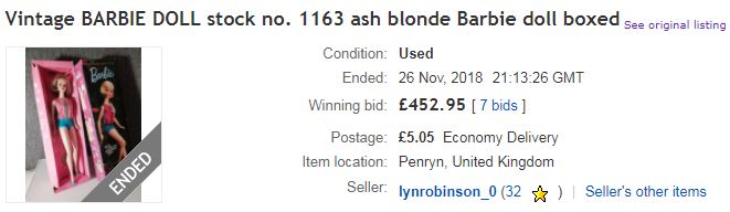 Barbie eBay