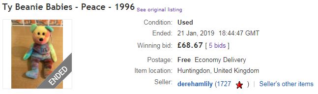 Beanie Baby eBay