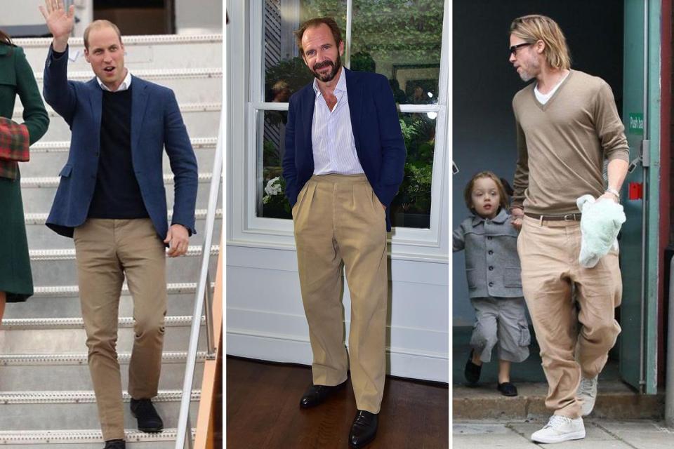 It's hard to find a male celeb who hasn't donned chinos in their time.