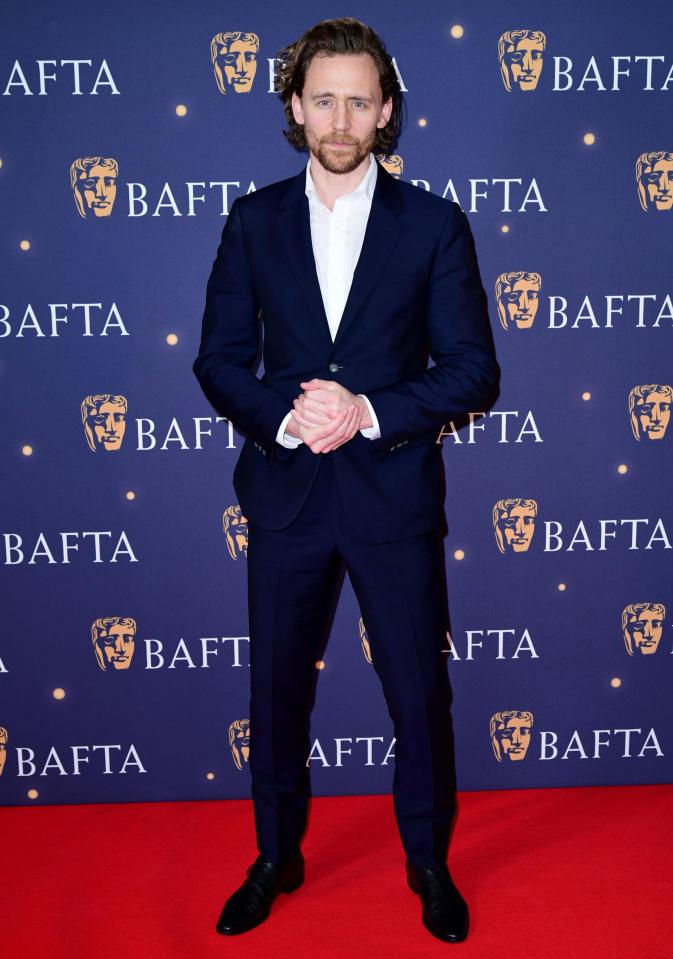 Tom Hiddleston Bafta Gala Evening