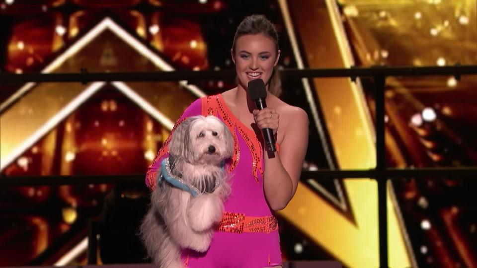 Ashleigh and her new dog Sully