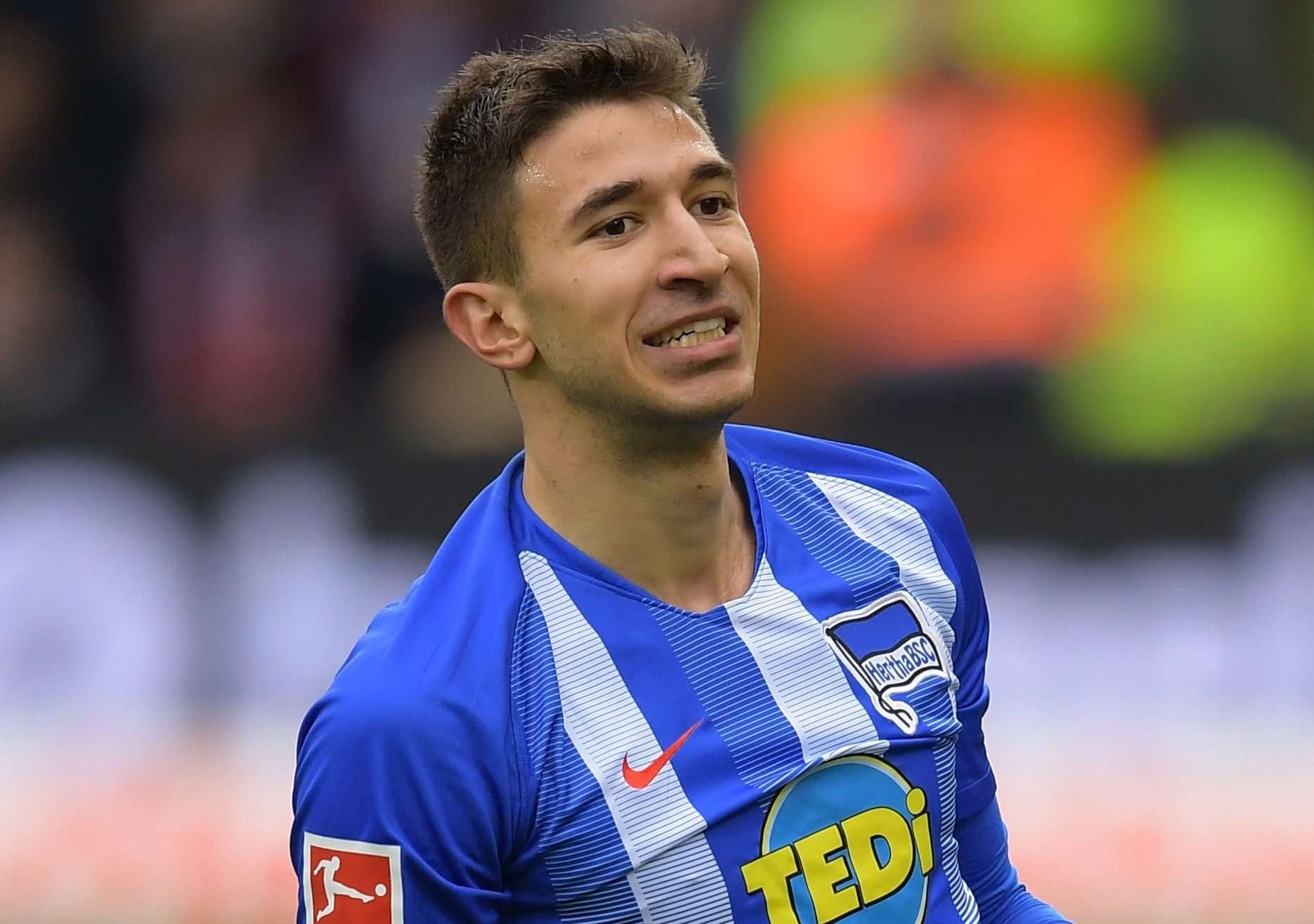  Marko Grujic spent last season on loan at Cardiff before he joined Hertha Berlin