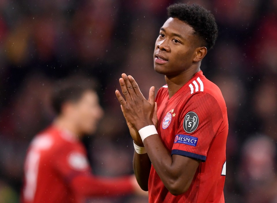 David Alaba has teased the possibility of a future move to the Premier League