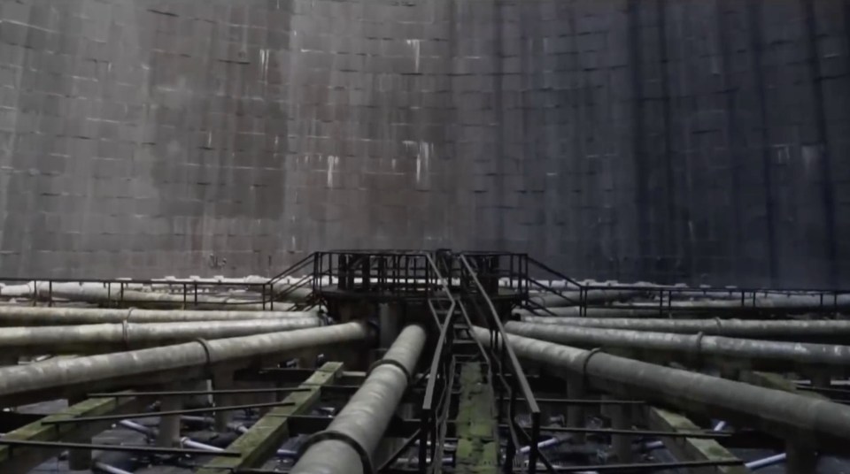 Inside everything is how it was left when one day the workers clocked off for the last time