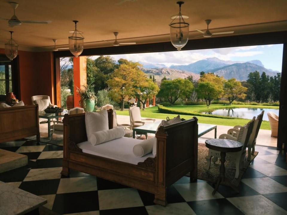  The stunning hotel, just 45 minutes away from Cape Town, has breathtaking views