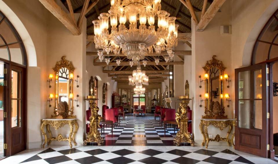  The spectacular Great Hall entrance in the magnificent La Residence