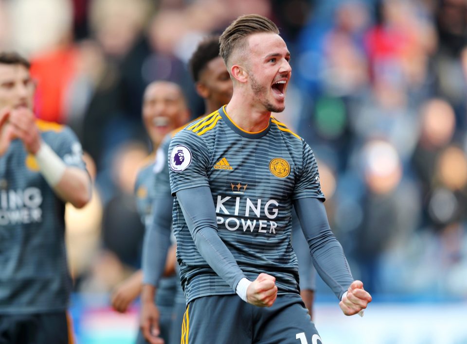 James Maddison scored his third direct free-kick of the season to restore the Foxes' two-goal lead